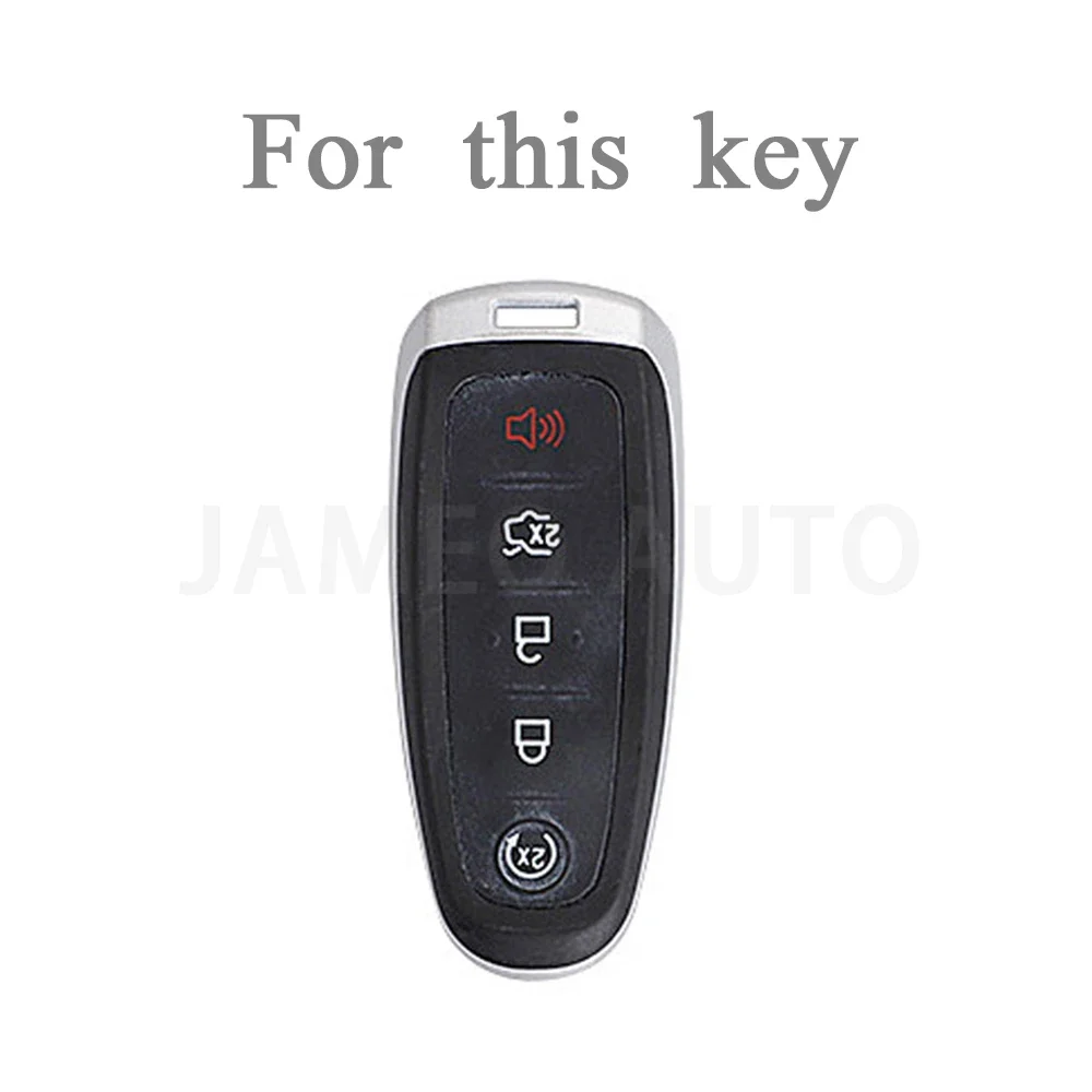 5 Buttons TPU Remote Smart Key for Ford Explorer Edge Escape Flex Taurus 2011 2012 2013 2014 2015 Car Key Case Cover Fob