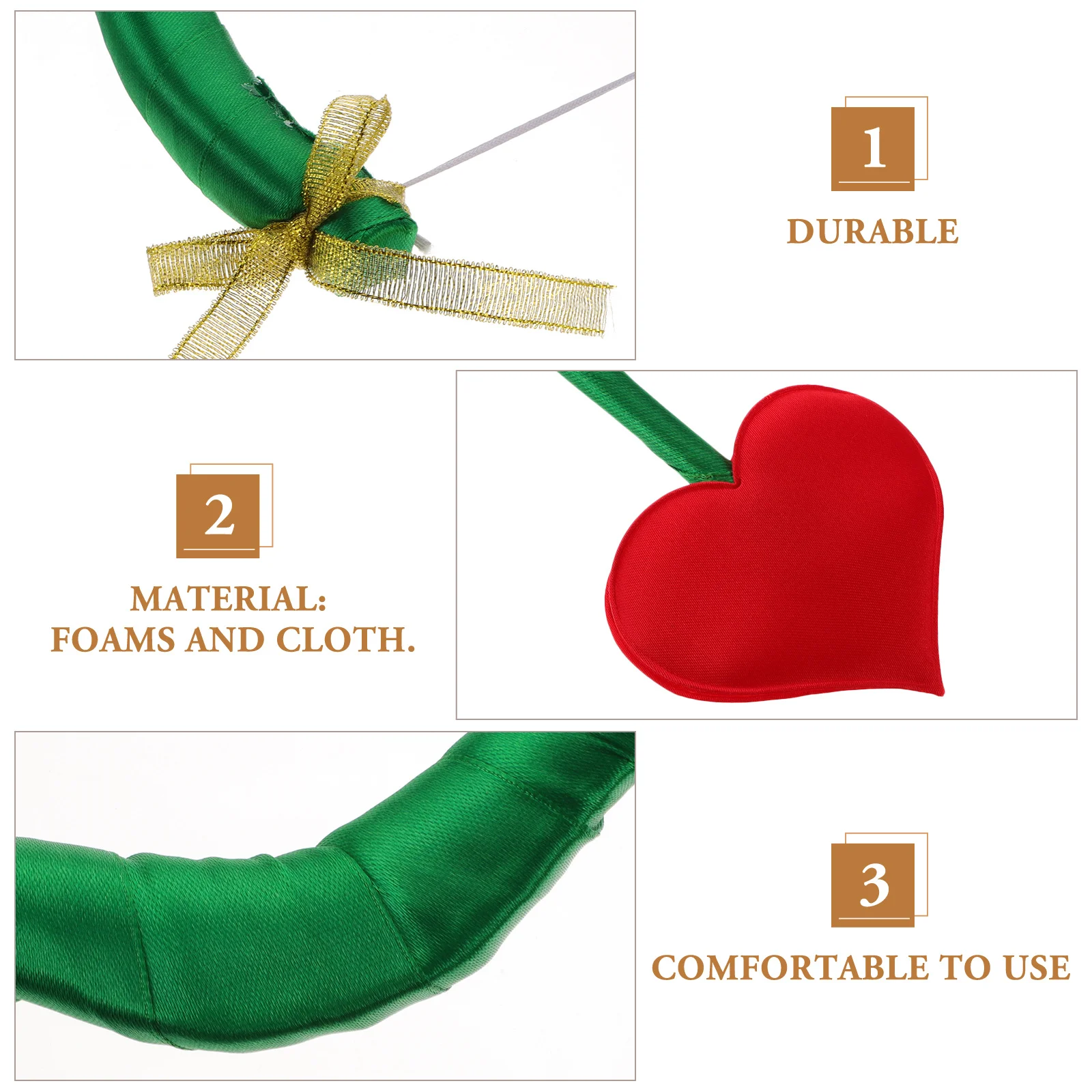 1 Set Cupido Boog Pijl Schuim Kostuum Rekwisieten Voor Valentijnsdag Party Decor Photo Booth Accessoires Lichtgewicht Duurzaam Heren Dames