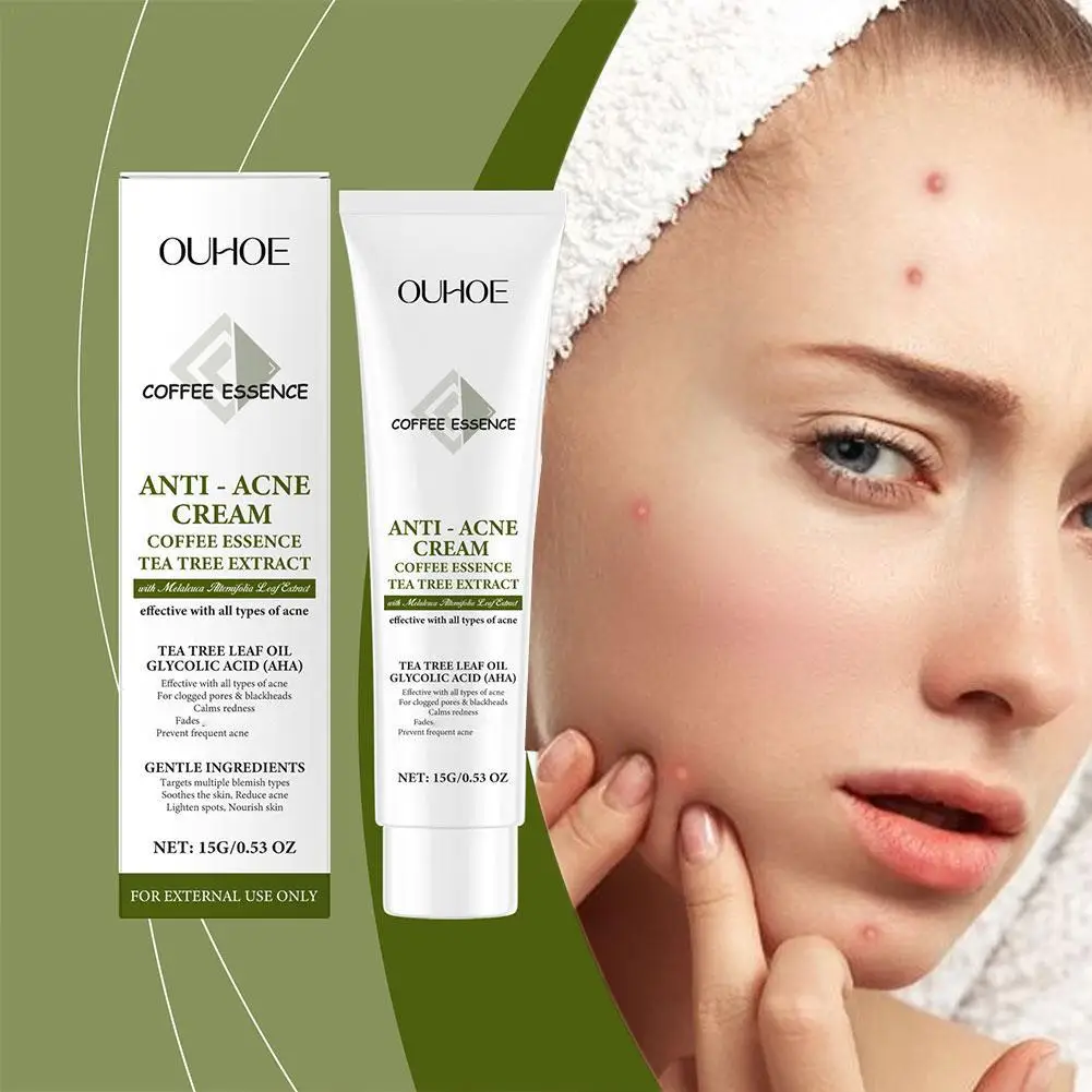 

15g Acne Cream soothes, hydrates, helps regulate oil, reduces redness, and enhances skin texture with a moisturizing feel set
