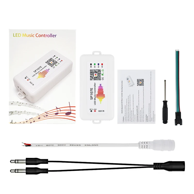 WS2812 2811 Led Pixels Light Strip Controller COB SK6812 SP105E SP107E SP108E SP110E Bluetooth/WIFI/Music Tuya Smart APP 12V 24V