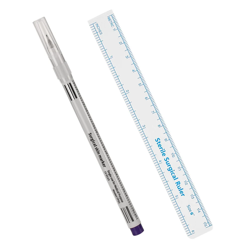 1Set Microblading Eyebrow Pen Fine Tip Skin Safe Marker for Tattooing Position Mapping Artist Tool Set