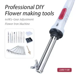 Fabric Flower Making Tools Flower Ironing Tool Set Artificial Flower Making Tools 110V-200V Multiple Plug Sizes Available