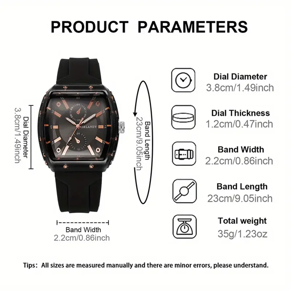 قطعتان من ساعات الكوارتز تناسب الرجال والنساء، ساعة بسيطة للزوجين، هدية مزيج باللون الأسود + الأبيض