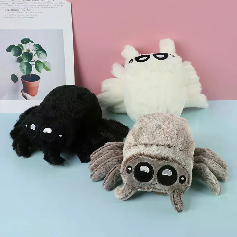 Adorable Lucas Spider Plush Toy Halloween Companion Stuffed Anima For Kids Perfect Gift For Spider Lovers Soft And Huggable