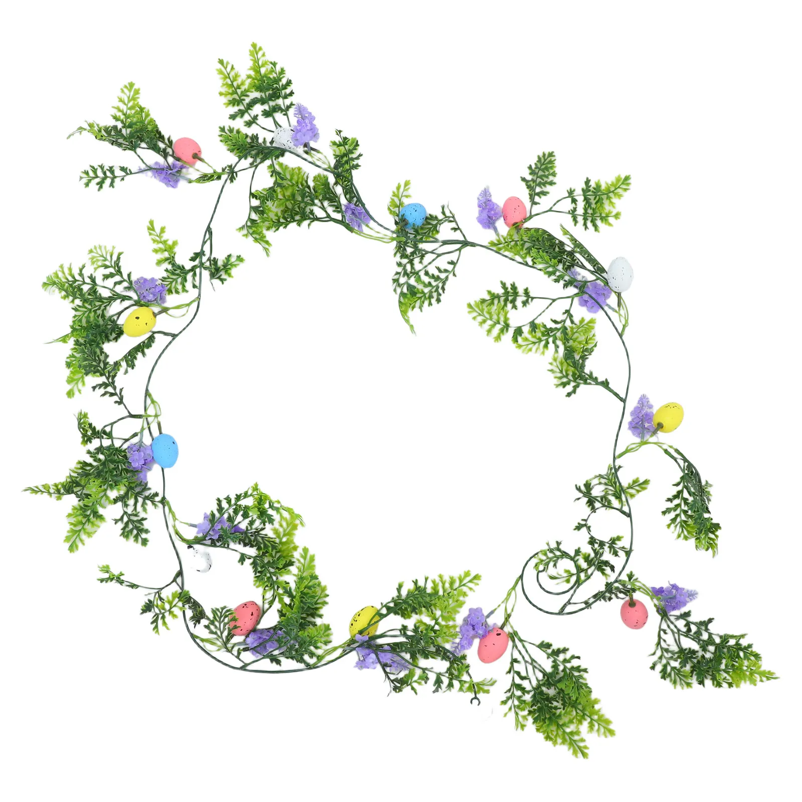 

Easter Artificial Egg Vine 2M Decorative for Indoor Wall Hanging Home Faux Greenery Plants Realistic Design Bedroom