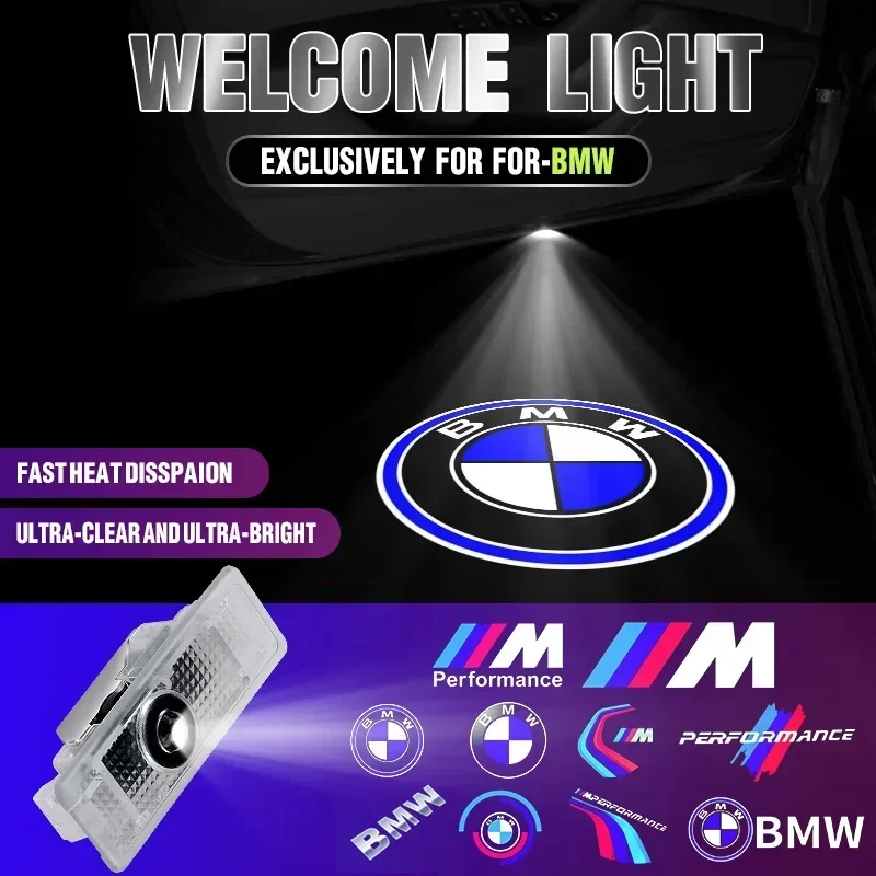 LED Car HD Door Welcome Ghost Shadow Light For BMW 1 2 3 4 5 6 7 Z X Series Z4 G11 G30 X1 F48 X2 F39 X3 G01 X4 G02 X5 G05 X6 G06