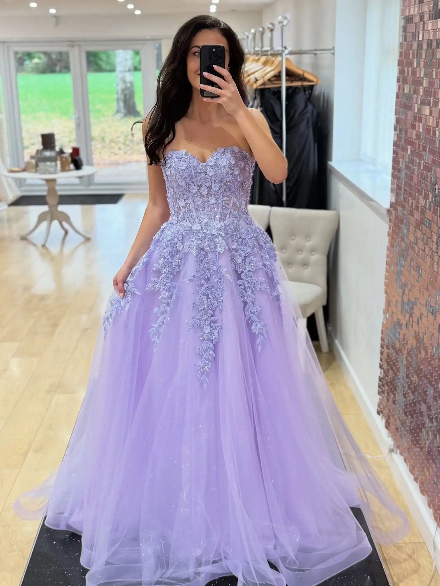 

Потрясающие вечерние платья А-силуэта с блестящим кружевом, без рукавов, для женщин, очаровательные, в пол, на заказ, для вечеринок в саду