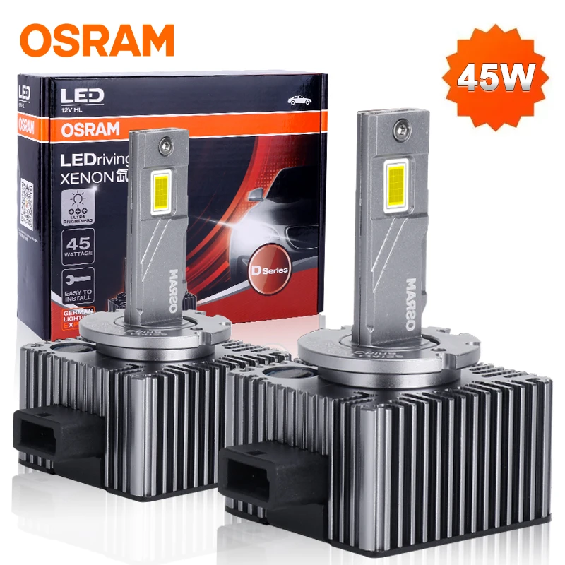 

Оригинальные светодиодные лампы OSRAM D1S D3S для автомобильных фар, D1S LED CANbus, D3S автомобильные лампы, комплекты для модернизации HID Xenon 1:1, 45W 90W, Plug and Play, 12V