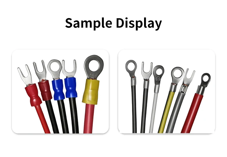 Professional Wire Ring O & Y-type Terminal Crimping Machine Mature Technology Crimping Range Semi-automatic Terminal Machine