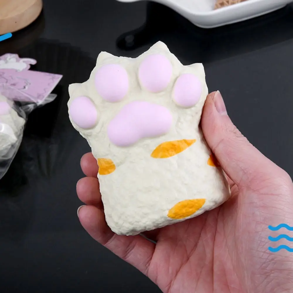 الجدة العجن القط باو ضغط لعبة لينة سيليكون القط باو تململ لعبة اليدوية ثلاثية الأبعاد القط باو قرصة لعبة النكات العملية