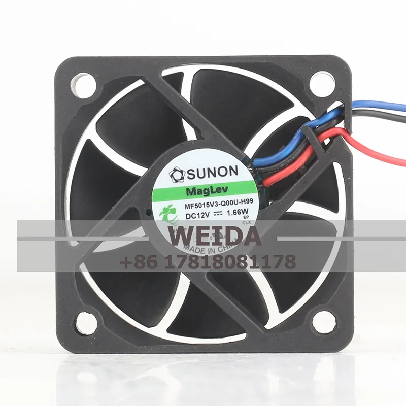 

SUNON DC12V1.66W MF50151V3-Q00U-H99 5CM 50x50x15MM ultra-quiet 5015 magnetic suspension cooling fan