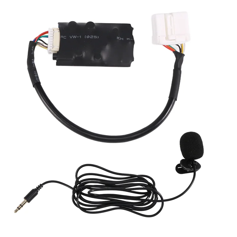 Adaptador de Audio de Radio para coche, Cable auxiliar Bluetooth, micrófono manos libres para Honda Accord Civic CRV Fit Siming Odyssey