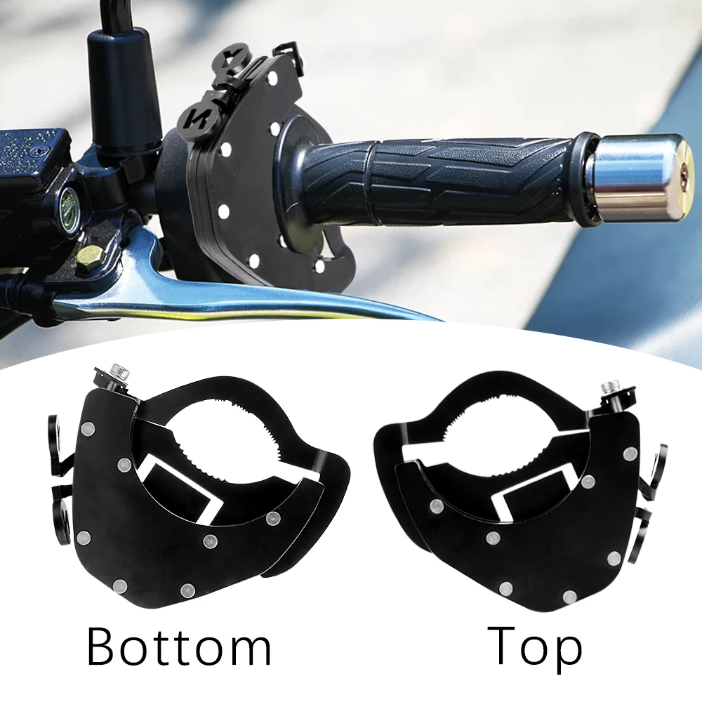 Handlebar Throttle Lock Adjustable Motorcycle Cruise Control Throttle Assist Assist Lock Retainer Top Bottom KIT