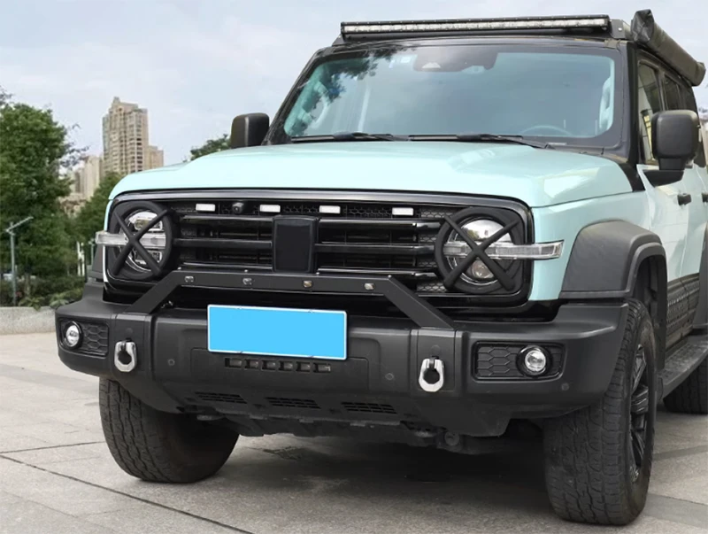 Car Headlight Cover Fit for Tank 300 Protection Frame Original Car Grille XX Big Light Cover City Off-road Version Appearance