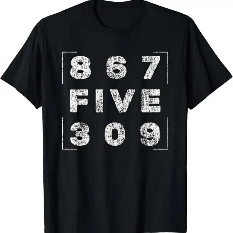 Retro Vintage Eighties Tee 8675309 Nostalgic and Funny 80's T-Shirt
