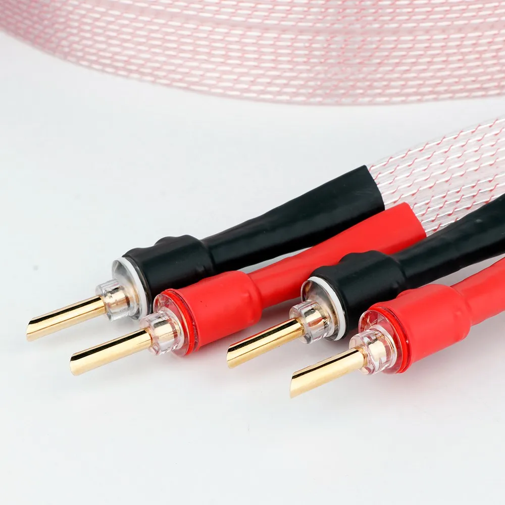 Nordost Valhalla hifi speaker cable speaker cable PC OCC silver plated Loudspeaker cable Gold Plated locking Banana Plug