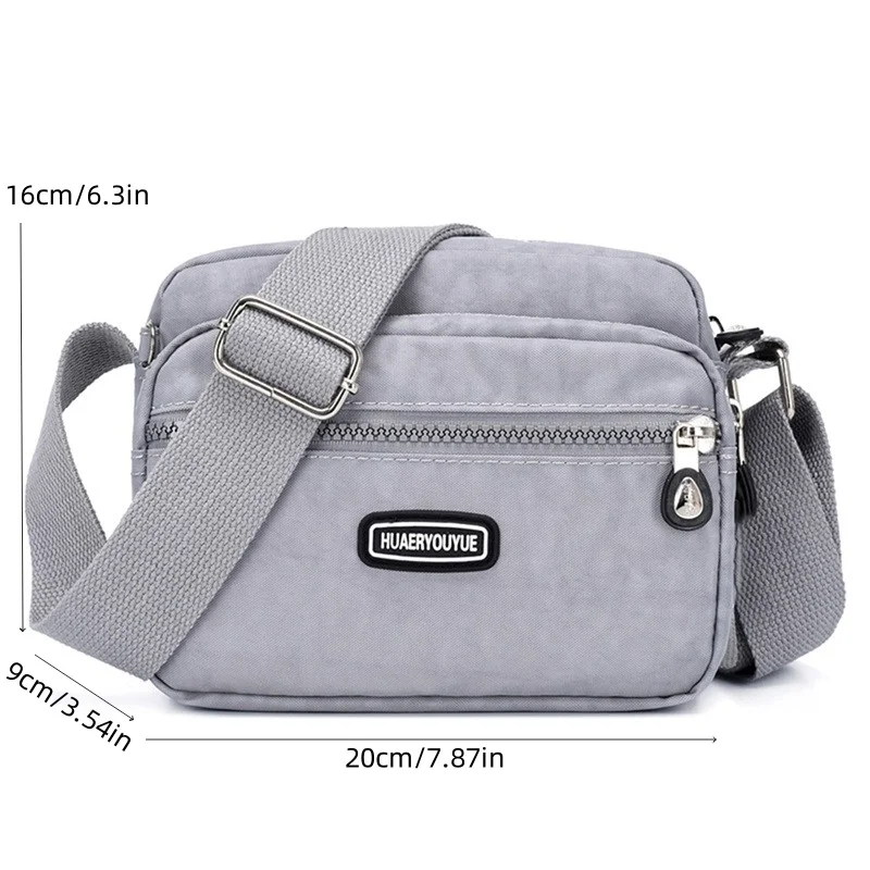 Casual Designer Women Shoulder Bag Nylon Female Handbag Shoulder Bag Waterproof Girls Messenger Bags Crossbody Women Small