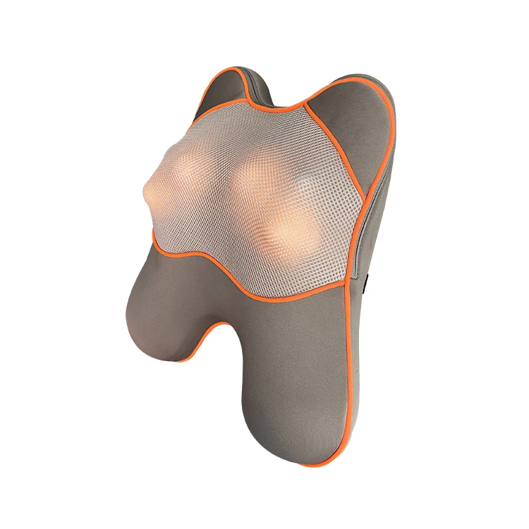 

Smart Library Portable Wireless Body Massage Electric Shoulder Neck Back And Waist Shiatsu Heat Massage Cushion For Home And Off