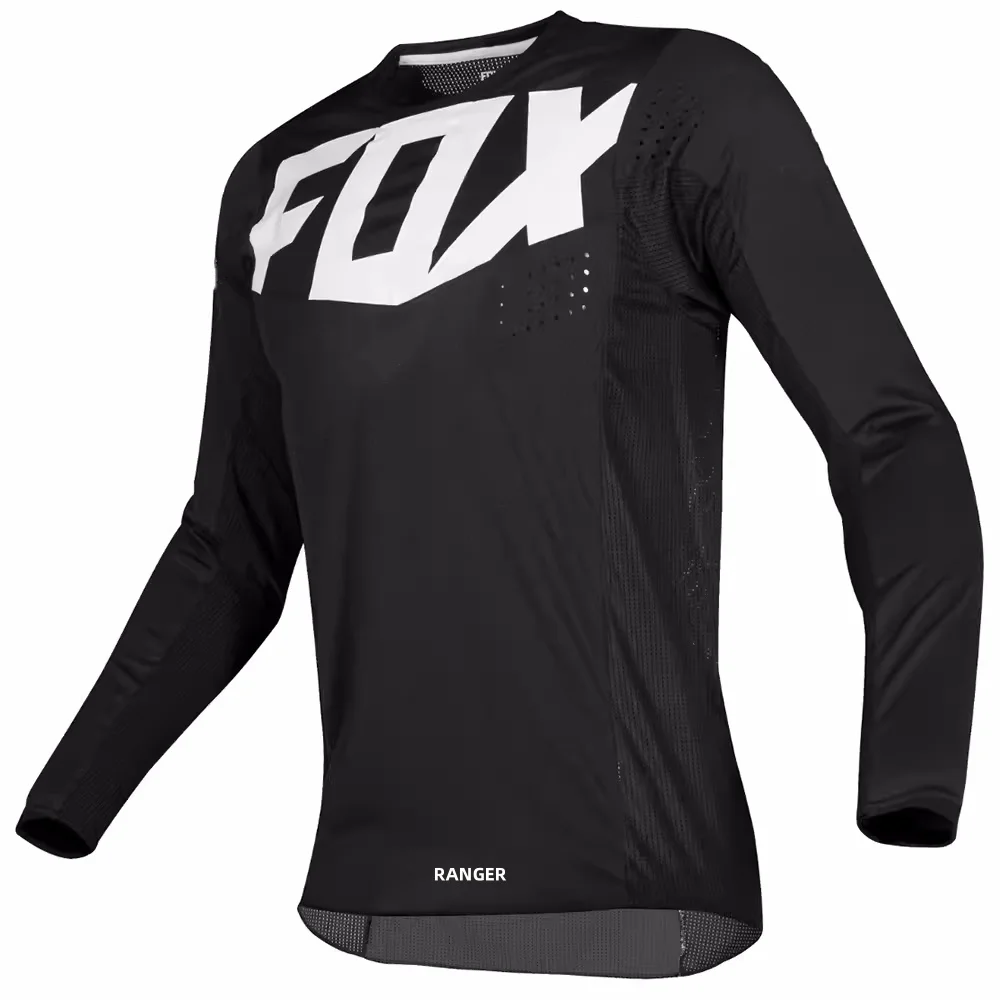 2024 Men's Downhill Mountain Bike ranger Shirts Offroad DH Motorcycle Motocross Sportwear Clothing  Fox ranger jersey