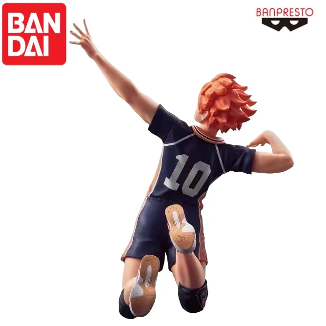 Bandai Banpresto Haikyuu Hinata Shoyo personajes de Anime estatua modelo adornos de garaje figura de acción Original coleccionable en Stock