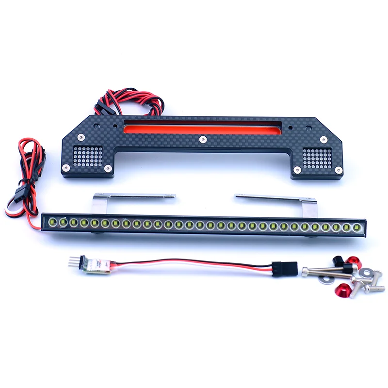 Simulação LED Luzes de Telhado Lanterna Traseira para 1/7 Arrma MOJAVE 6S 4X4 EXB RC Curso Curto Deserto Truck Car