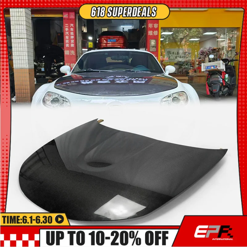 

OEM Replacement Hood Bonnet Compatible With MX5 NC NCEC Miata