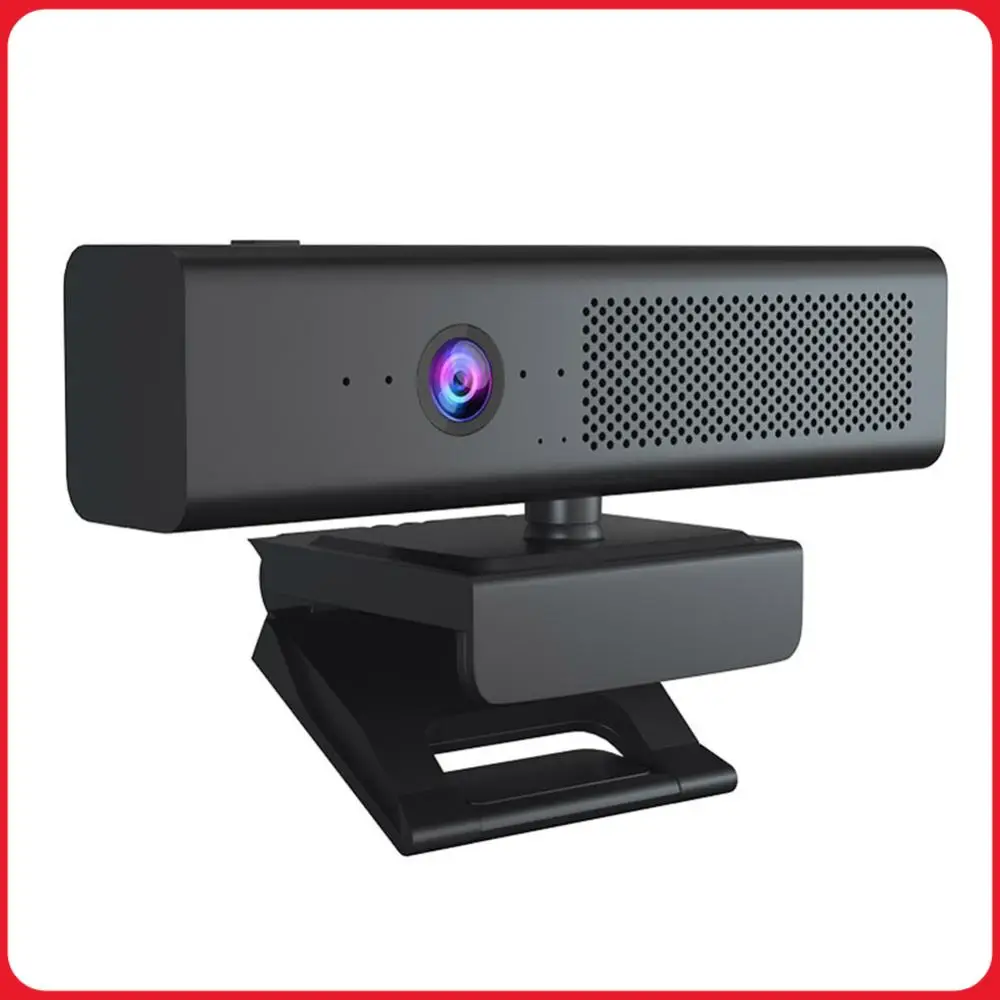

1080P FHD Web Camera with Speaker Microphone 30fps Conference Computer Webcam Noise Cancelling Magnetic Webcam for Video Calling