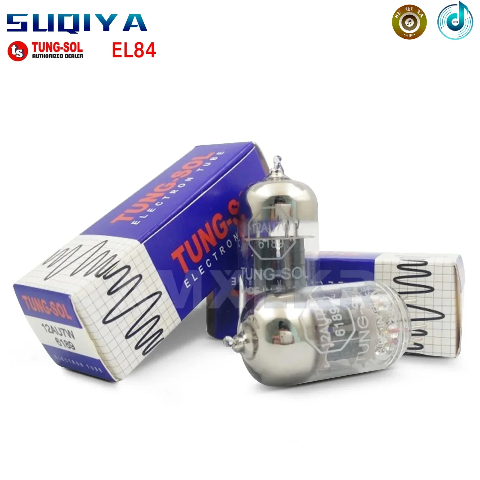 

TUNG-SOL EL84 Electronic Tube Replacement 6BQ5 6P14 Vacuum Tube 12AU7 ( 6189 ECC802 SCV4003 ）Precision Matching for Amplifier