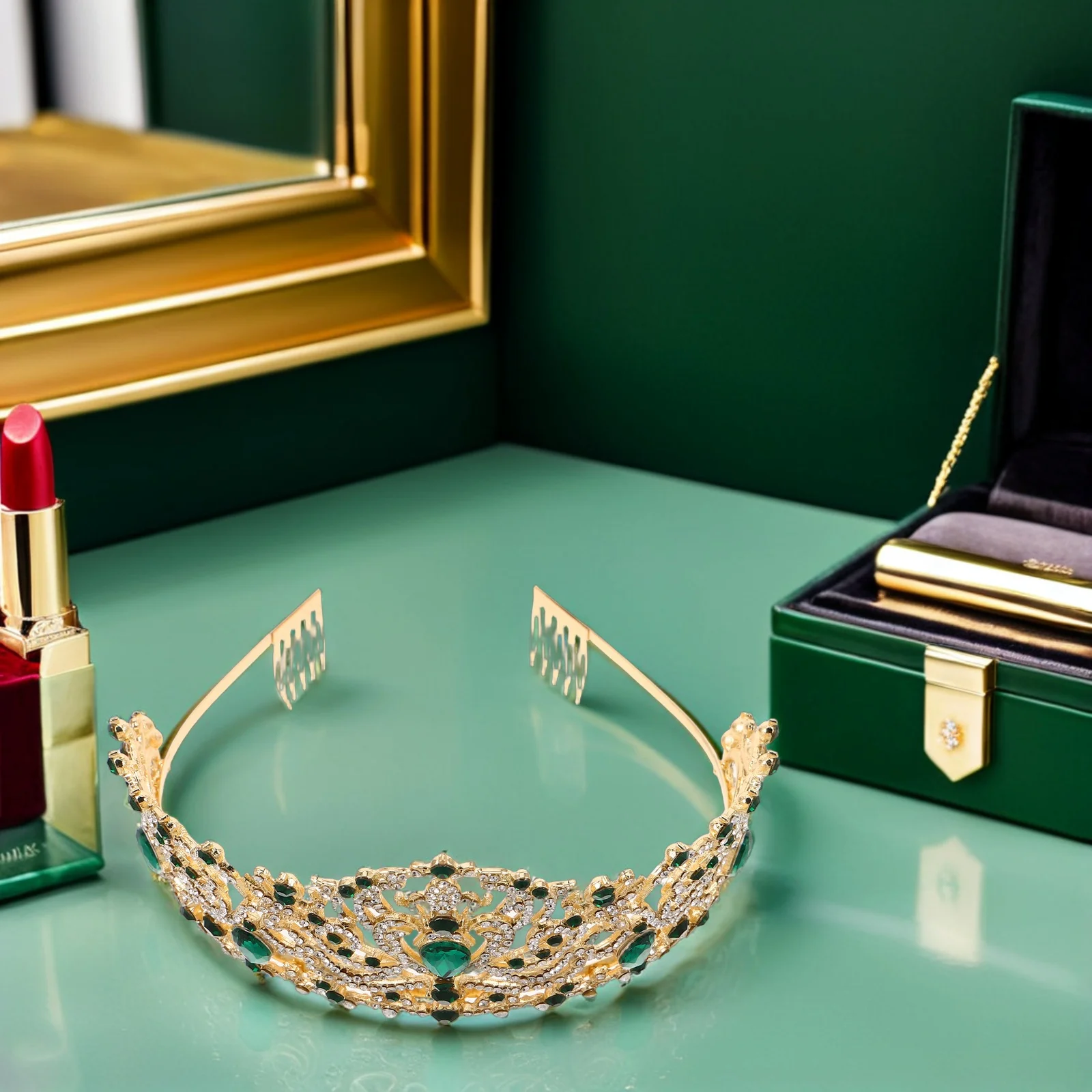 

Хрустальная свадебная корона со стразами, головной убор в стиле барокко, свадебные диадемы для невесты, королевы, диадемы, женские свадебные аксессуары для волос