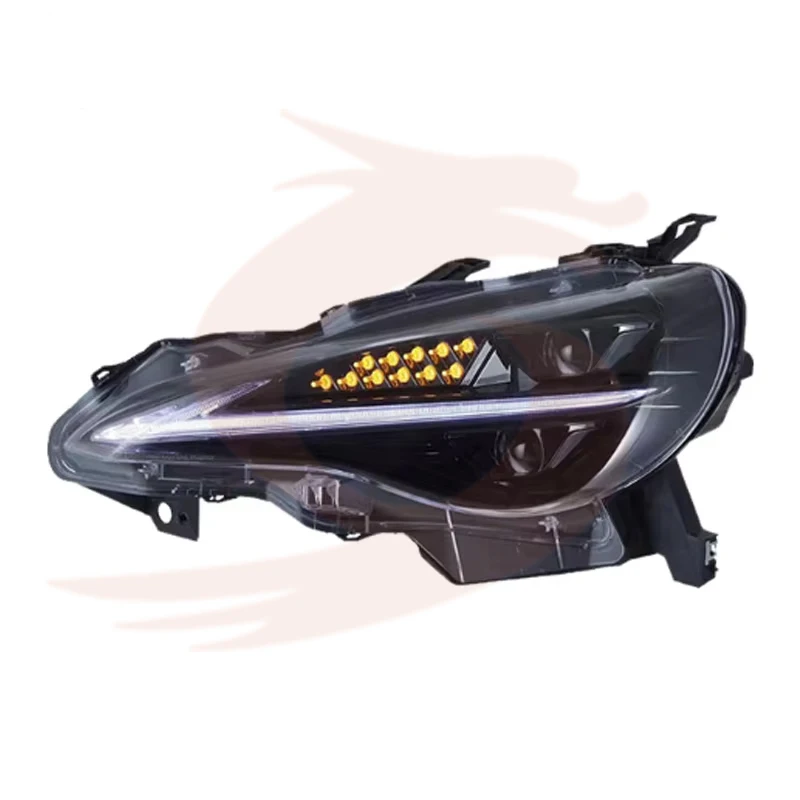 مجموعة مصابيح أمامية عالية الجودة مناسبة لتويوتا GT86 لسوبارو BRZ تعديل أضواء النهار المعدلة لين 12-21