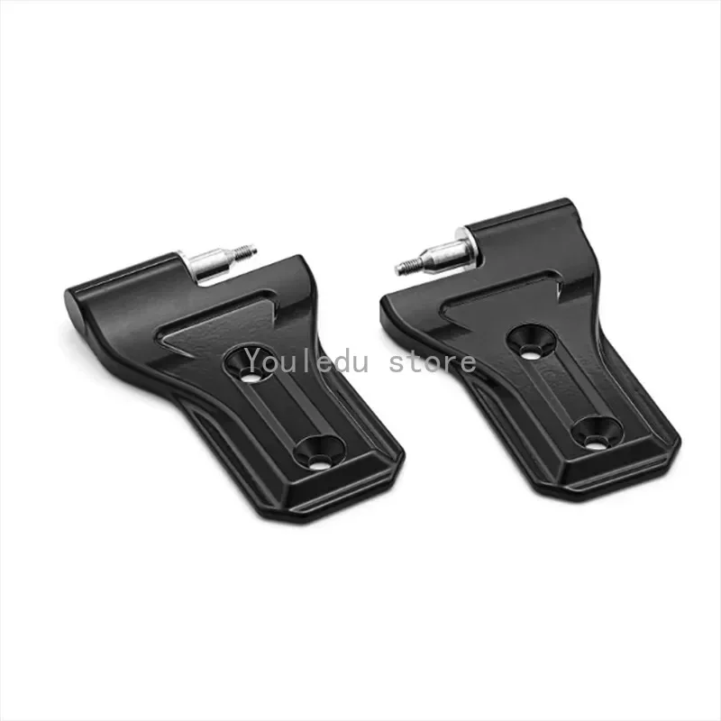 4 PCSAluminium Coated Door Side Hinge for Jeep Wrangler JK JL JT 2007+ Road Steel Door Hinge Kit Not Door Hinge Cover Decor