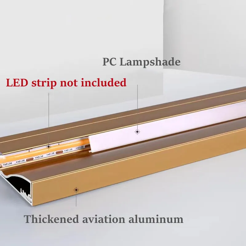 H80mm Skirting Board Aluminium LED Profile Skirting Line Strip Light Wall Mount Recessed Baseboard Home Decor Corner Bar Linghts