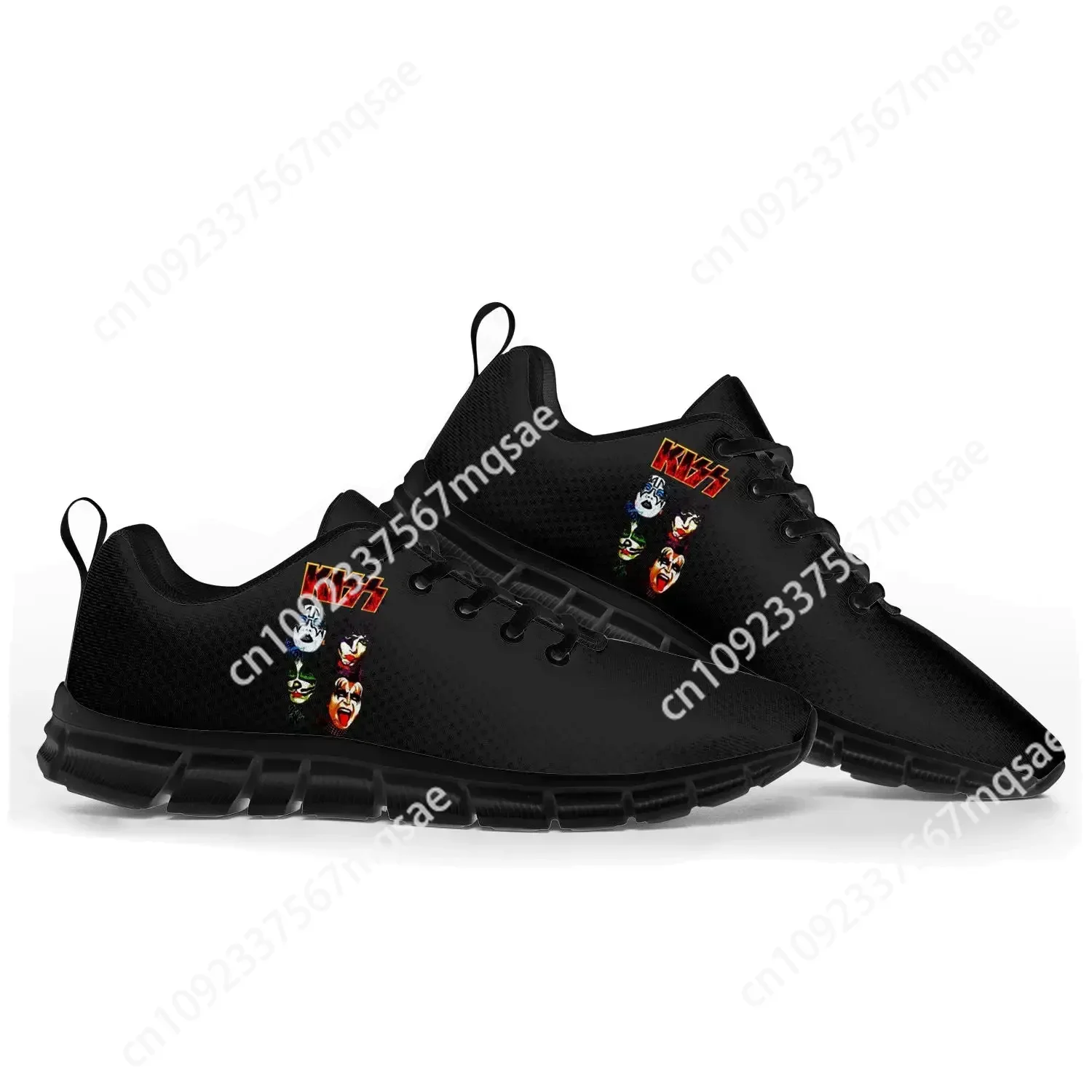 Heavy Metal Rock Band Kiss zapatos deportivos de moda para hombres, mujeres, adolescentes, niños, zapatillas de deporte personalizadas, zapatos de pareja de alta calidad