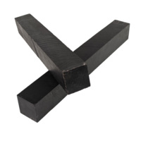 Natural Ebony Rectangular Billiard Table Decoration Handle/Club Knife Grip Wood DIY High-density High-end Carving Creative Wood