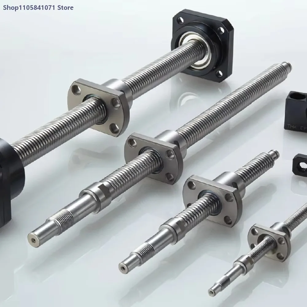 High Precision Ball Screw Strength Steel Drilling Grinding Threaded Durable Low Friction Design Smooth Linear Motion Bearing