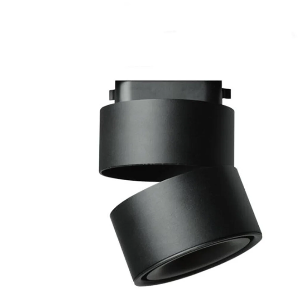 

Led Ceiling Spotlights 7W 3000K Black Adjustable Round Downlight For Home Hotel Restaurant Lighting Decorative Lamp