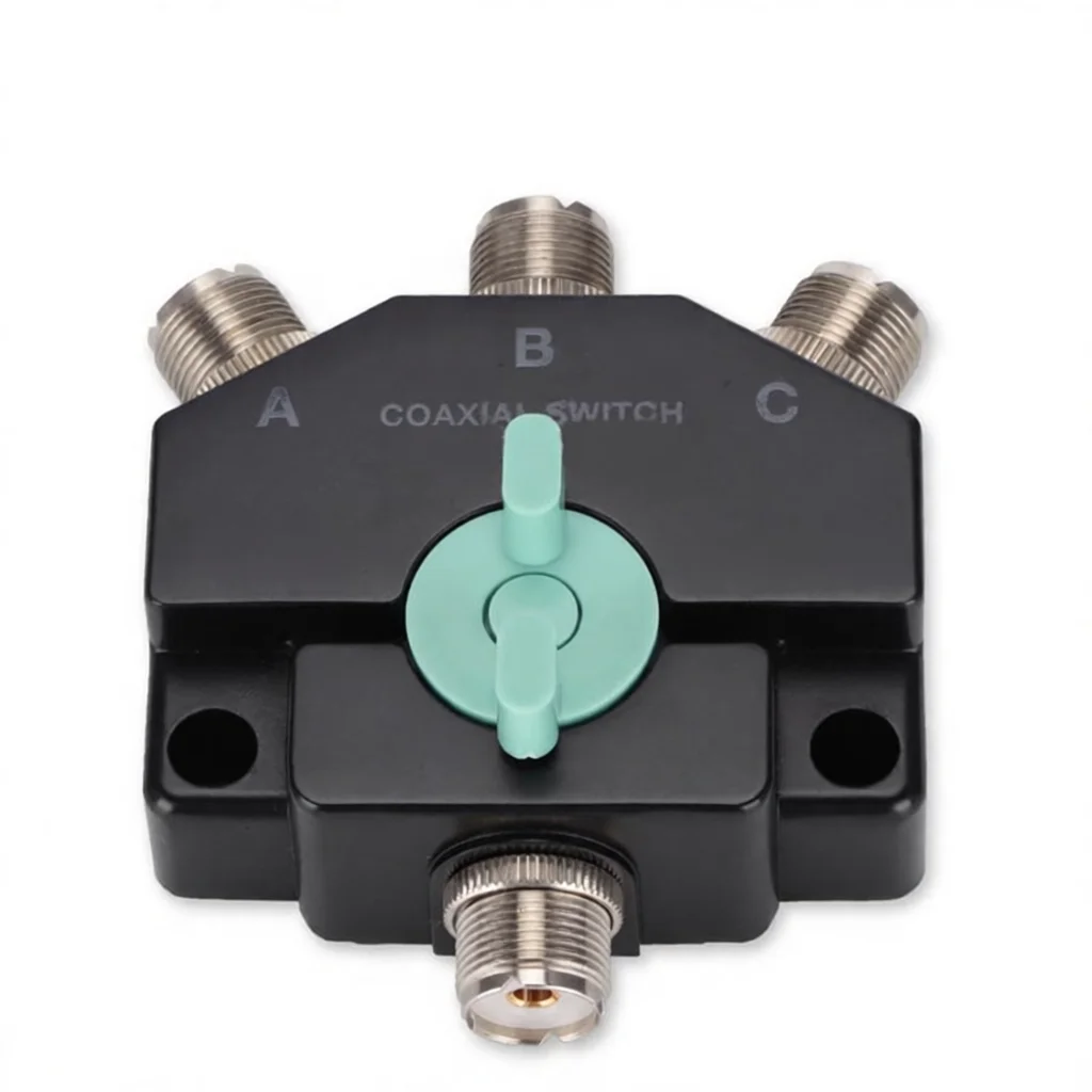 CX310 Antenna Switcher 3 Way Coaxial Splitter For Mobile Radio Shortwave Transceiver Manual Base Station Signal Distributor - view 3