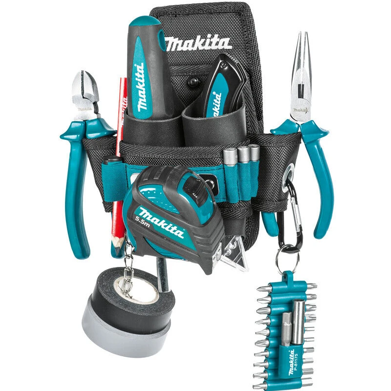 Makita E-15279 4-Way Ultimate Electricians Holder Adjustable Screw For Changing Intensity Of Swinging Large Capacity