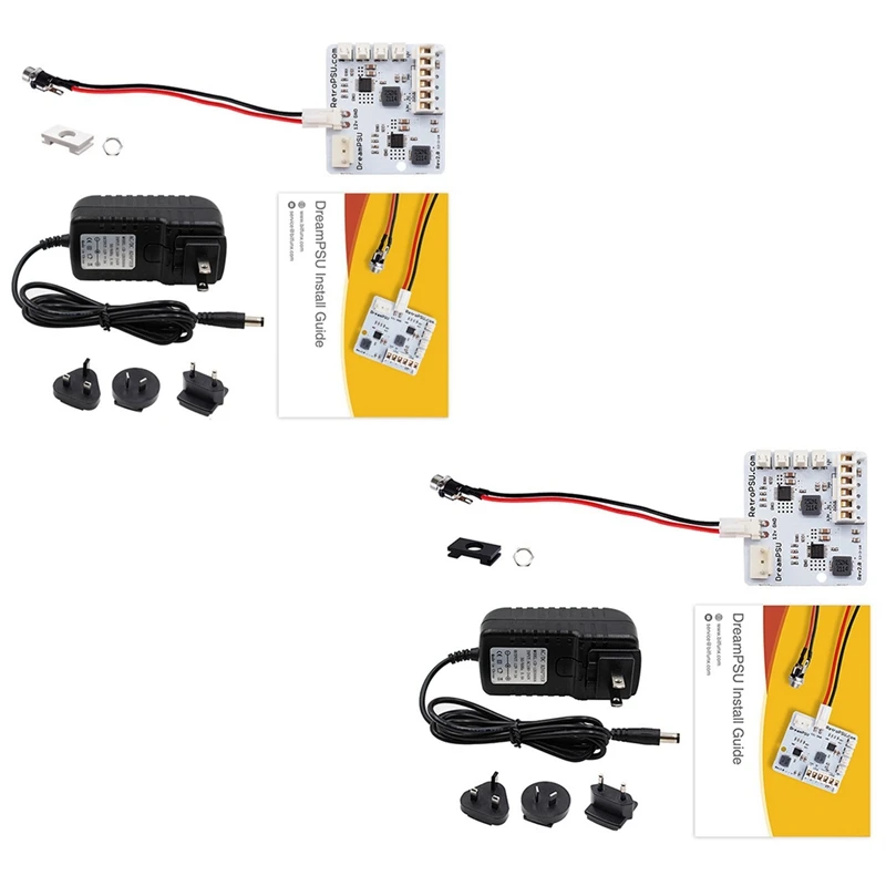 

Rev2.0 Dream PSU 12V Power Supply Board For SEGA Dreamcast Game Console Replace Parts For Dream PSU(US EU UK AU Plug)