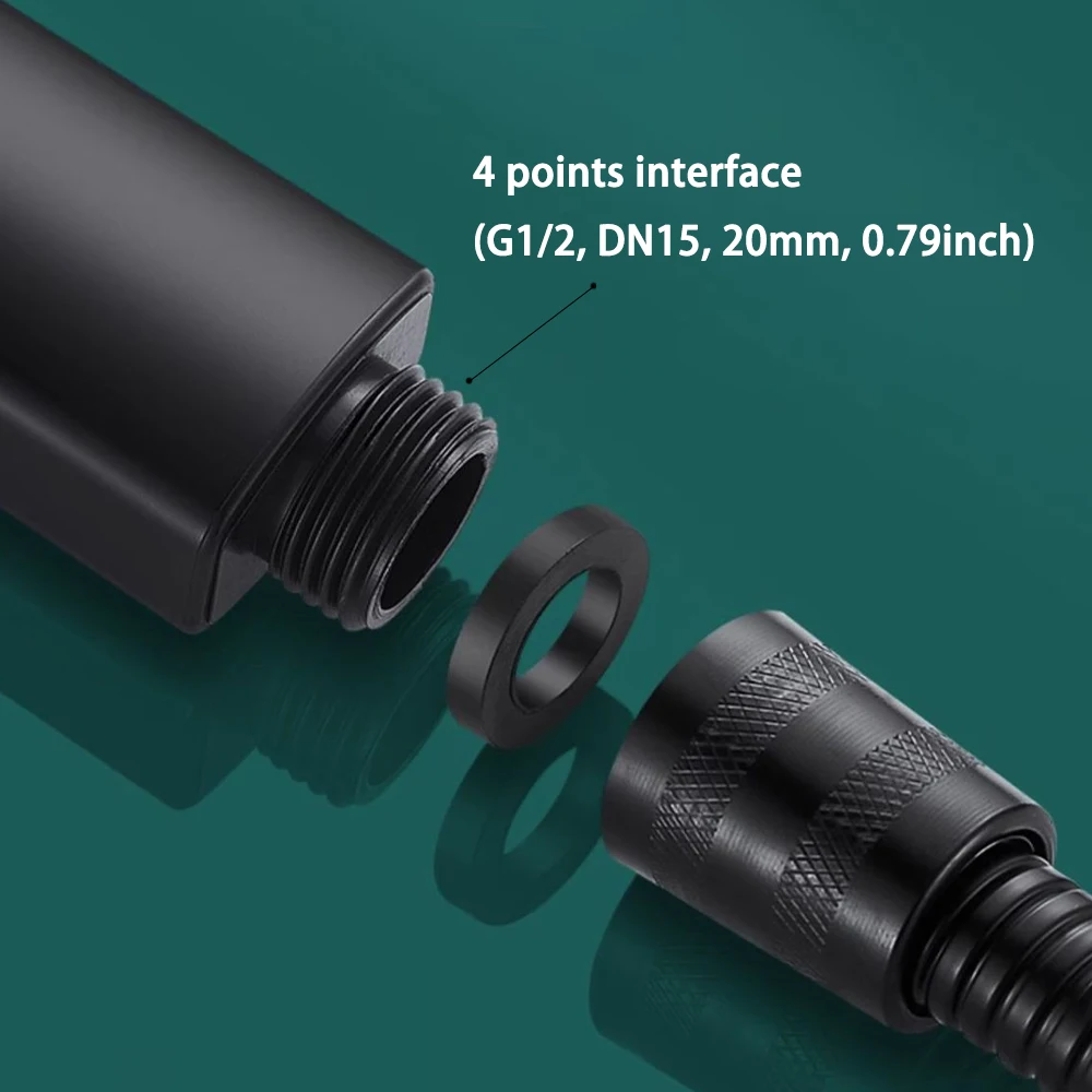 휴대용 샤워헤드 고압 대형 강우 다기능 조절 가능 샤워 깍지, 마사지 욕실 액세서리, 5 가지 모드