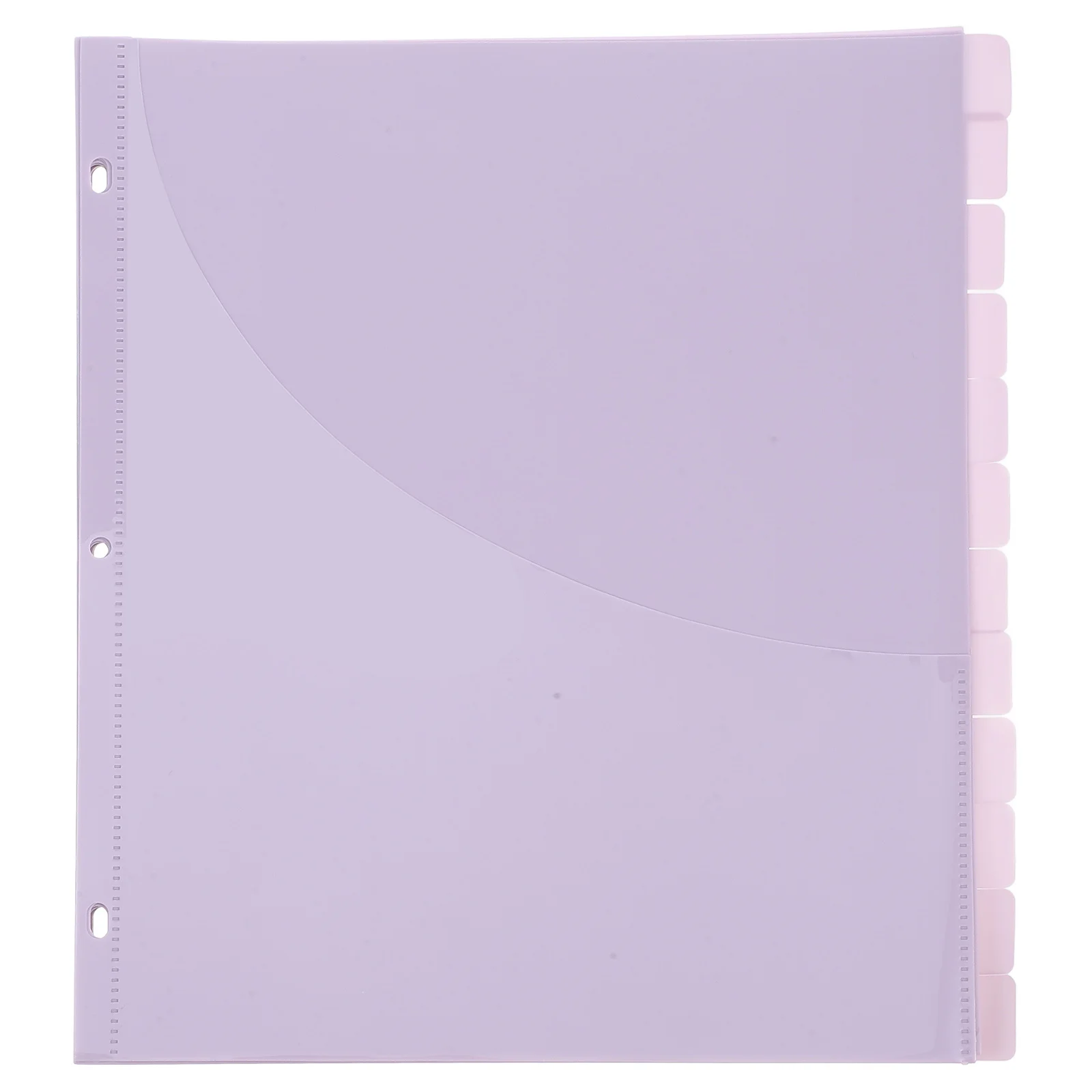 

12Pcs A4 Binder Dividers Waterproof Protection Easy Integration Multipurpose Use Home Office School Organizer