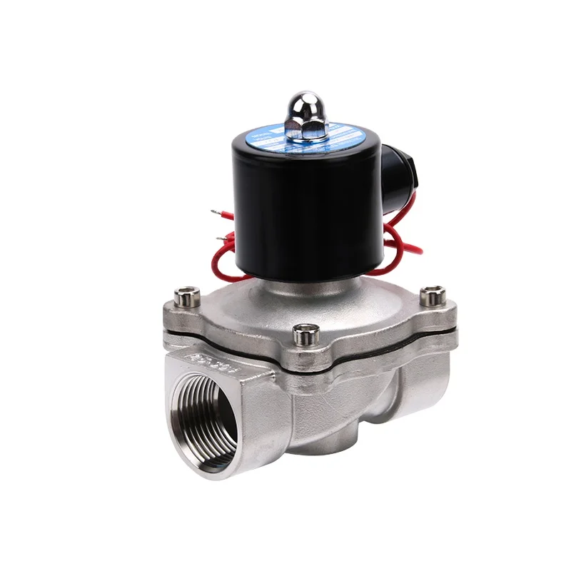 2S500-50 12V 24V Stainless Steel 220V Solenoid Valve Normally Closed Water Solenoid Valve