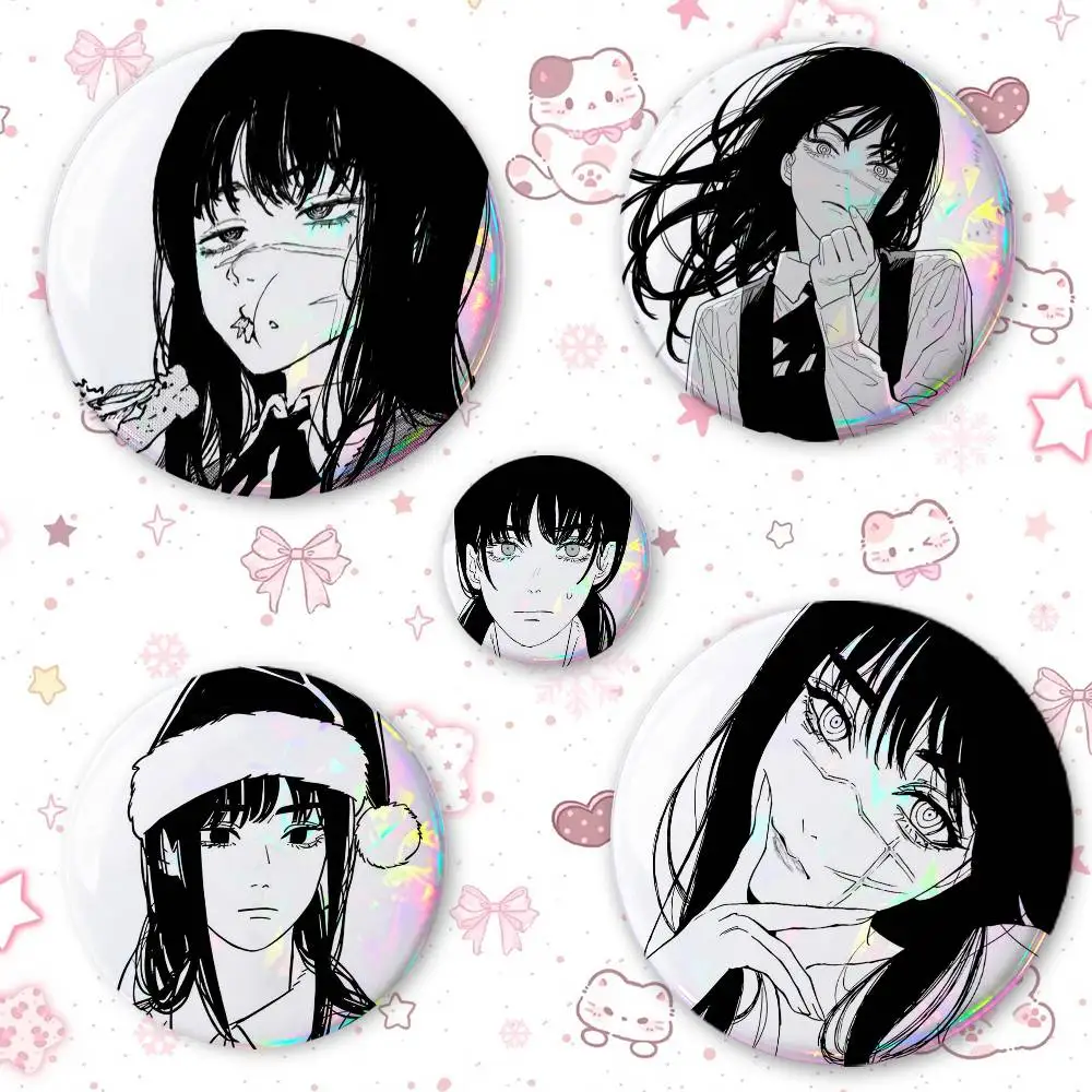 Asa Mi-taka Fashion Button Badge Pin Set Cool Anime Game Cartoon Music Design Brooch For Backpack Clothes