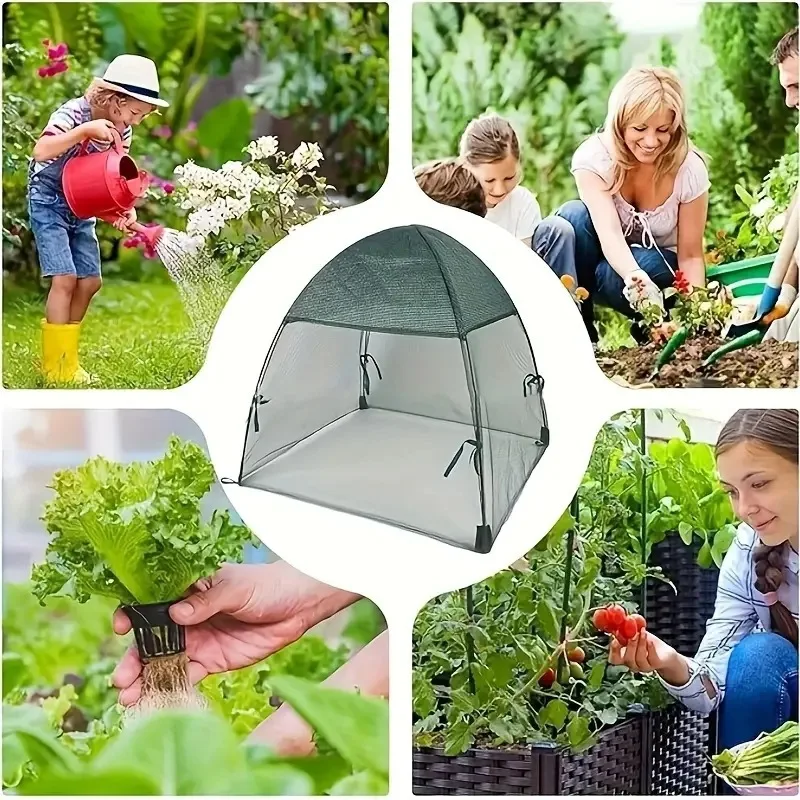 

Сетка для защиты от насекомых для белых растений с сеткой для защиты от насекомых, сетчатая крышка для овощных и садовых растений