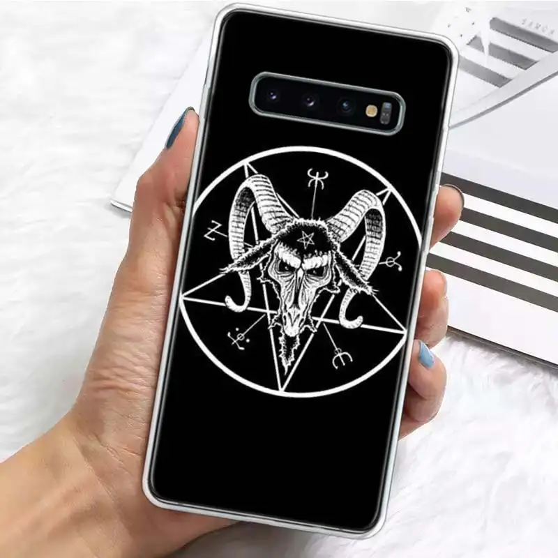 Goat of mendes anime skull Phone Case For Samsung A15 A25 A35 A55 Galaxy A70 A50 A40 A30 A20 A20E A20S A05S M12 M21 M30 M31 M