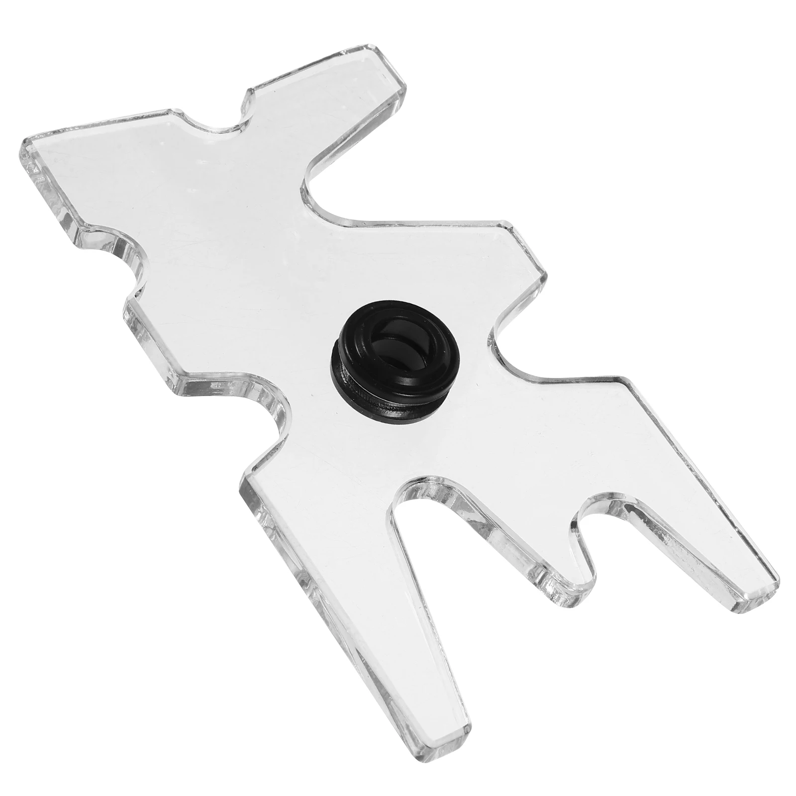 Cabezal de puente para tacos de billar acrílico, estante para palos de billar, altura ajustable, diseño antideslizante para palos de billar y mesa americana