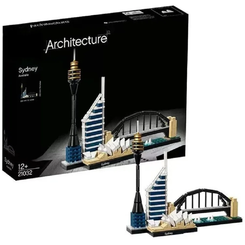 21032 Architectuur Sydney Chicago Berlijn Venice San Francisco Las Vegas Blok Set Baksteen Klassiek Stadsmodel Kinderspeelgoed Geschenken