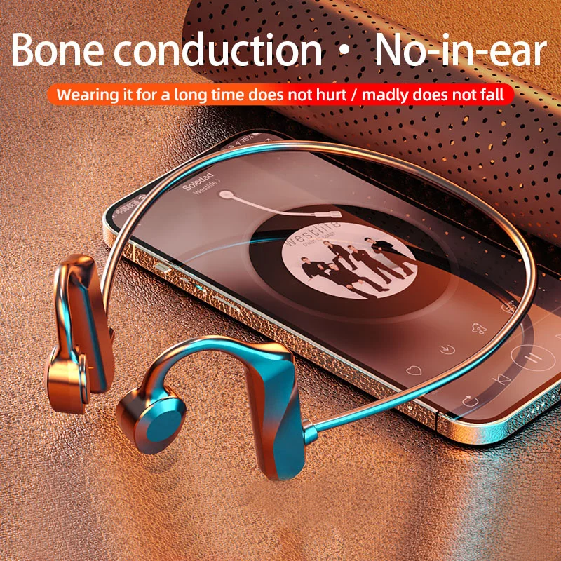 # Bone Conduction Bluetooth Headset Ear Mounted Waterproof True Wireless Air Conduction Wireless Sports Headset