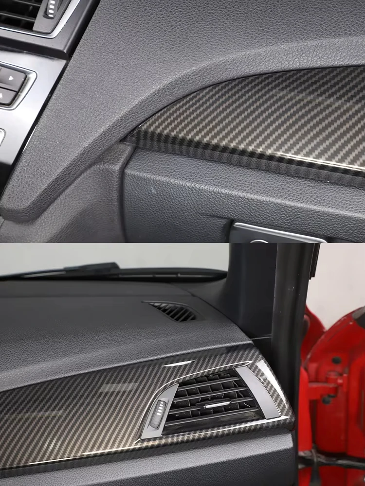 1 2 Series F20 F21 F22 2012-2018 Center Console Interior Decoration Trim Replacement For BMW Inner Dashboard Accessories Cover view 2