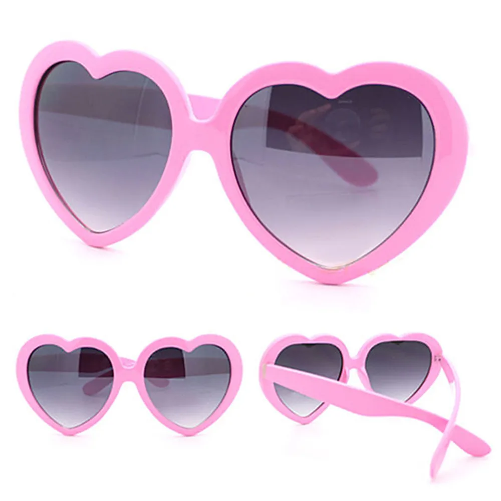 KLASSNUM Fashion Love Heart Sunglasses Women Brand Designer Vintage Sunglass Cute Sexy retro Cat Eye Sunglasses Hot Trendy
